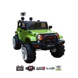 Kids Electric Ride On Car iGlide Jeep Large 4X4 Green