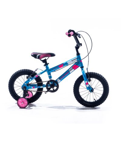 Galaxy X-plore 14 inch Girls BMX Blue & Pink